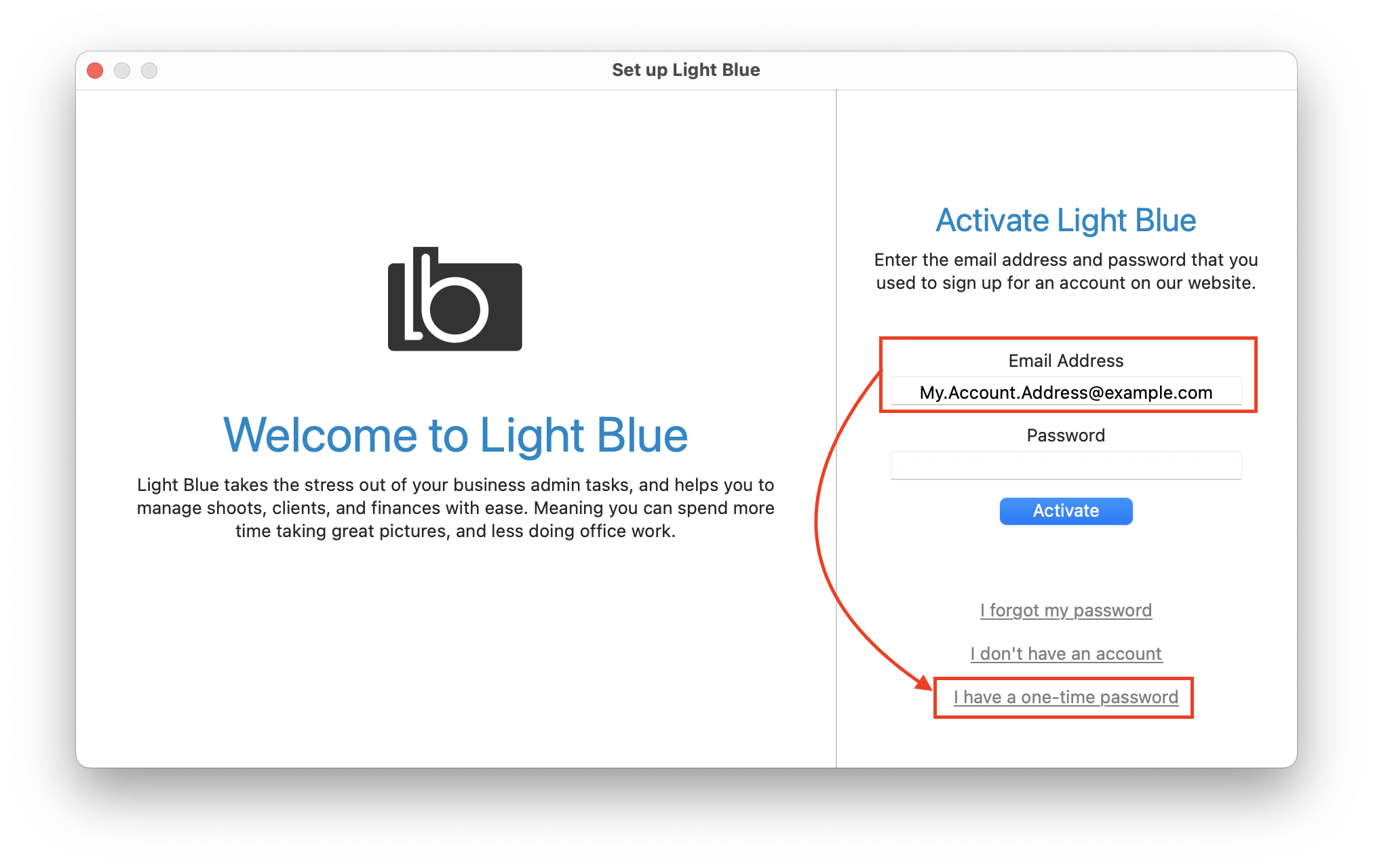 How to set up Light Blue on a new computer – Light Blue